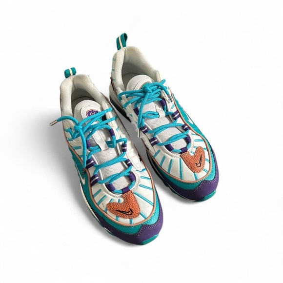 Nike Air Max 98 Charlotte Hornets Court in the Spirit Teal colorway size 8